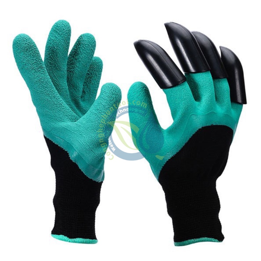 Găng tay làm vườn có móng vuốt chuyên dụng - Dễ dàng đào xới đất - Co giãn đàn hồi rất êm ái