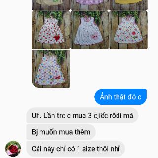 váy cho bé gái (set 3 váy)