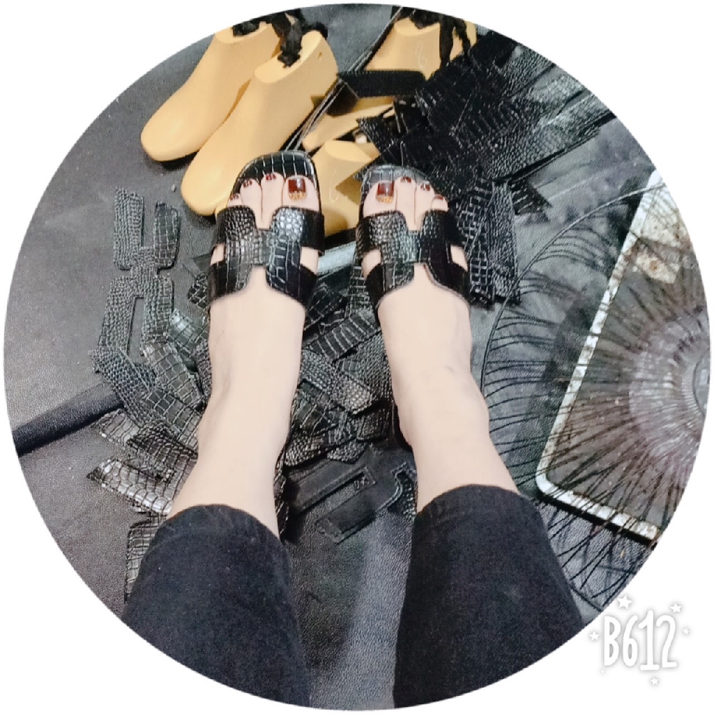 Dép Chữ H Quai Da Rắn Cực HOT