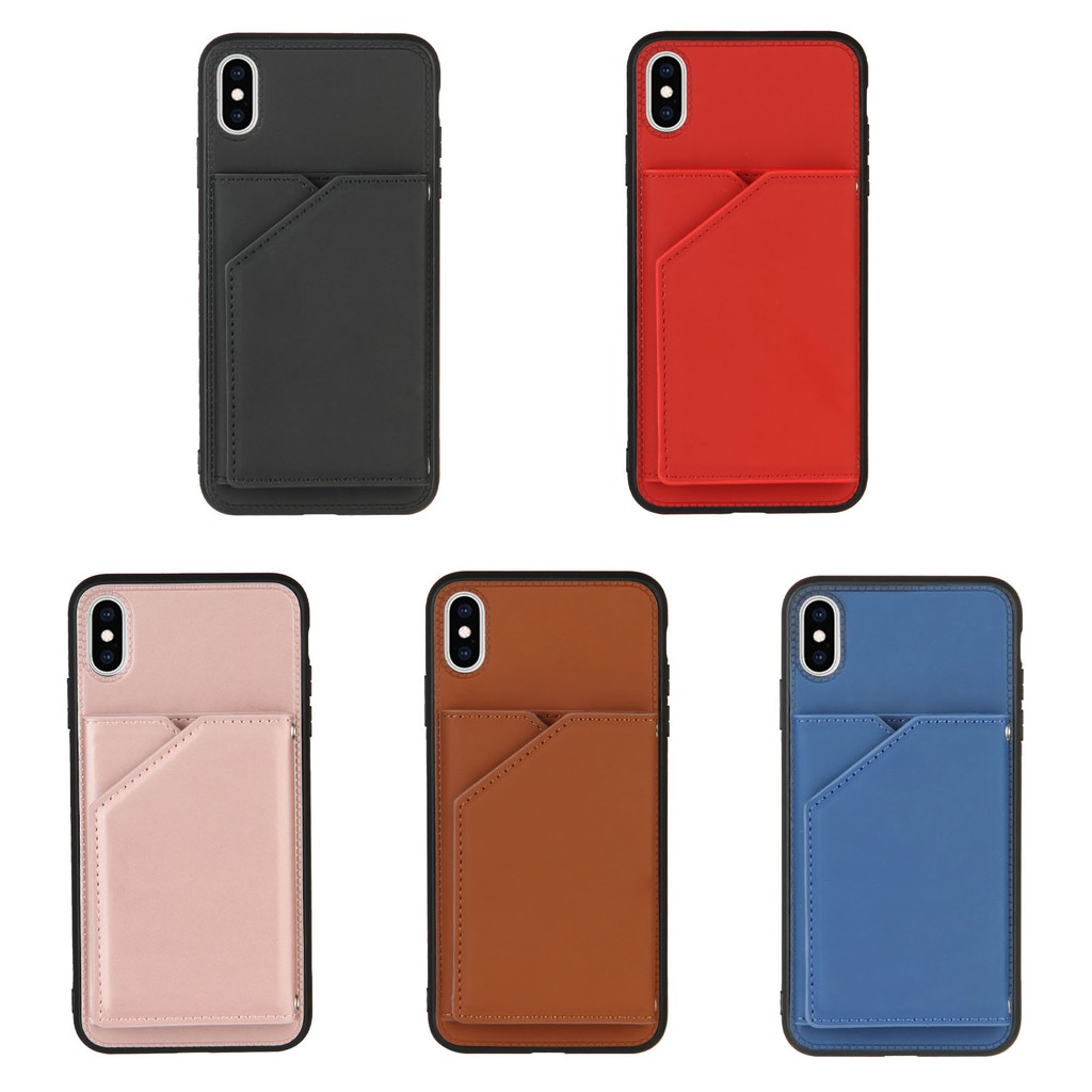 Ốp điện thoại dạng ví da có ngăn đựng thẻ cho iPhone X XS Max XR SE 2020 iPhone 8 iPh