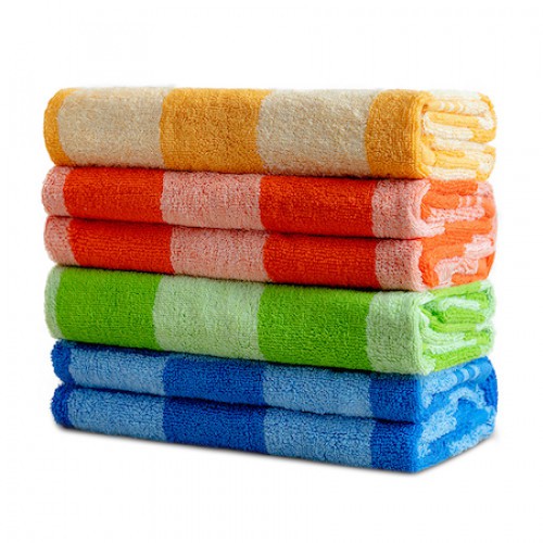Khăn tắm cotton caro size 70x140