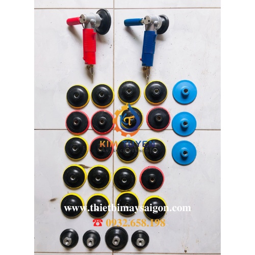 Combo 6 Đế Gắn Phớt Đánh Bóng 4inch 100mm M16 💥 Chuyên Dùng Cho Máy Đánh Bóng Đá Khí Nén