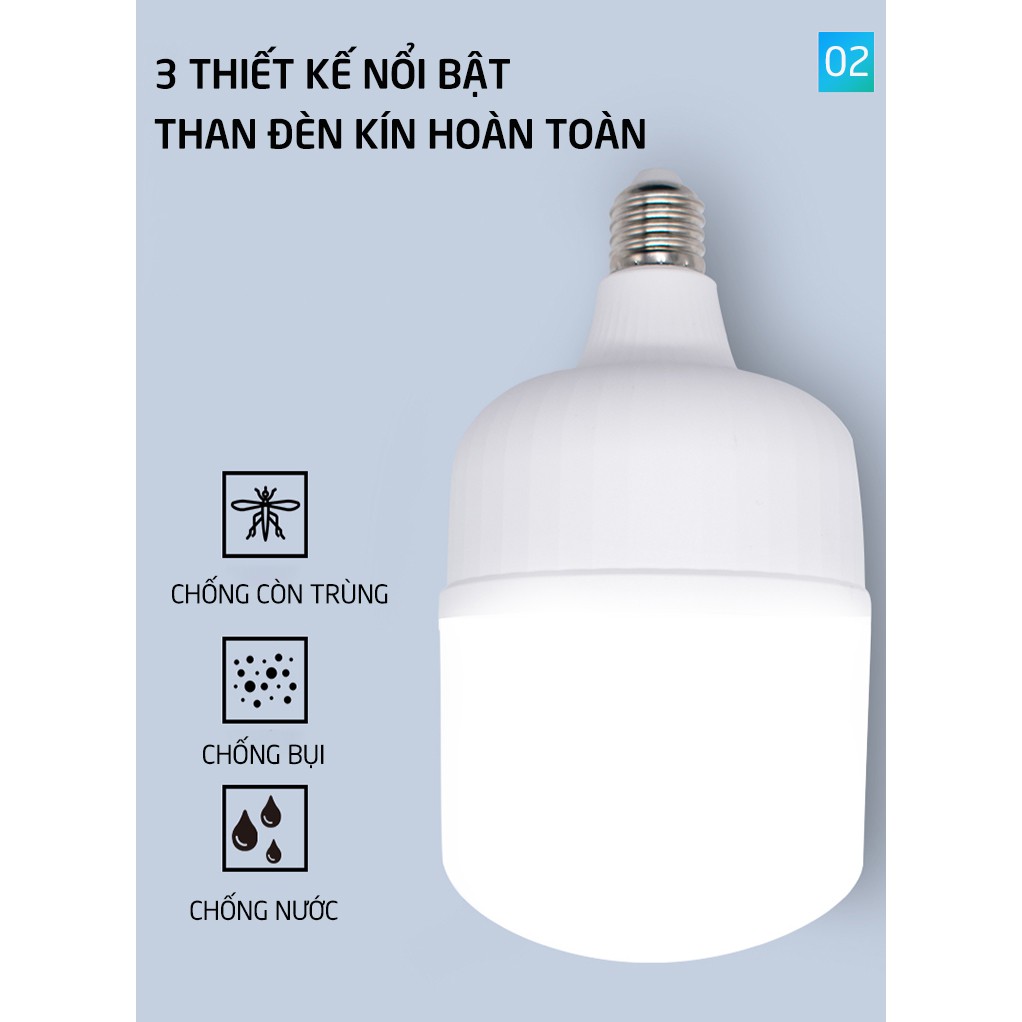 ⚡️SIÊU RẺ⚡️ Bóng đèn Led trụ 10W-15W-20W-30W-45W-65W siêu sáng, siêu to, siêu tiết kiệm điện E27 | BigBuy360 - bigbuy360.vn