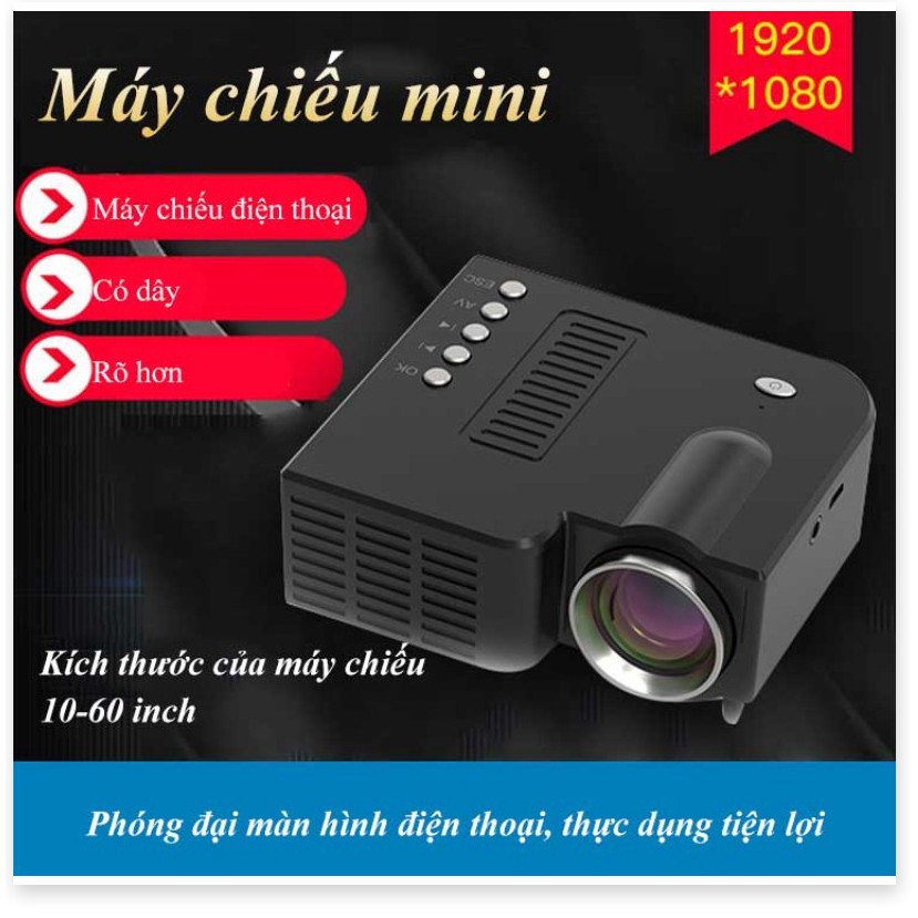 Máy chiếu mini UC28C nhỏ gọn bỏ túi -Cao cấp