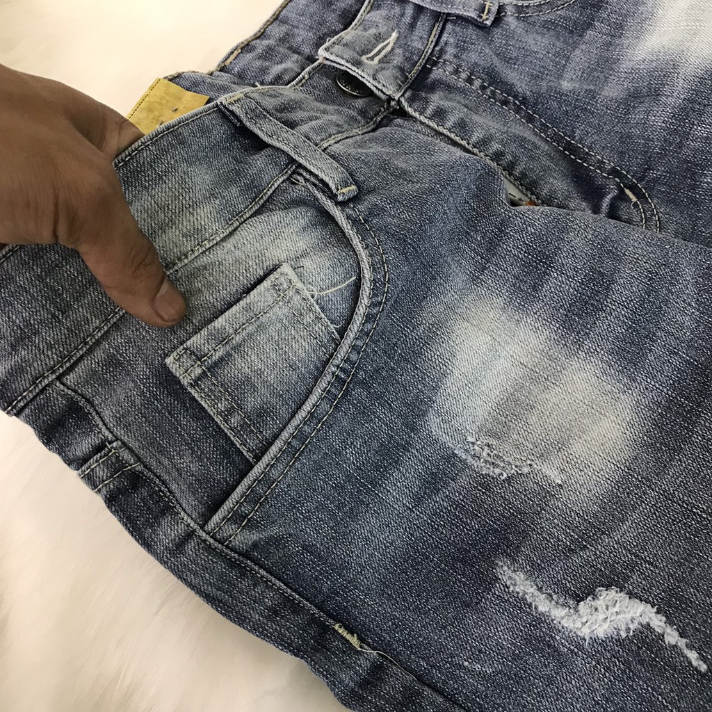 Quần Shot Nam QUẦNSHORT JEAN NAM Quần Short Nam Cao Cấp Quần Short Jeans Nam Rách kiểu Hàn 10 two | BigBuy360 - bigbuy360.vn