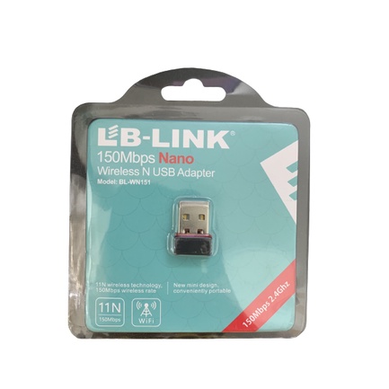 USB thu wifi LB-LINK BL-WN151 Nano - Hàng chính hãng bảo hành 2 năm