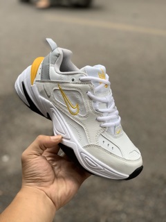 < FLASH SALE > VIDEO + ẢNH THẬT > GIÀY SNEAKER M2k Vàng Trắng
