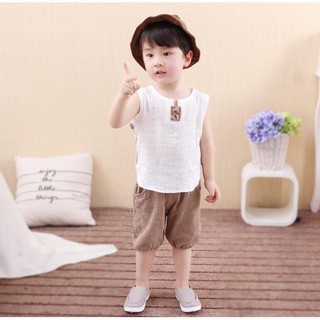 BỘ QUẦN ÁO 3 LỖ BÉ TRAI 8-23KG