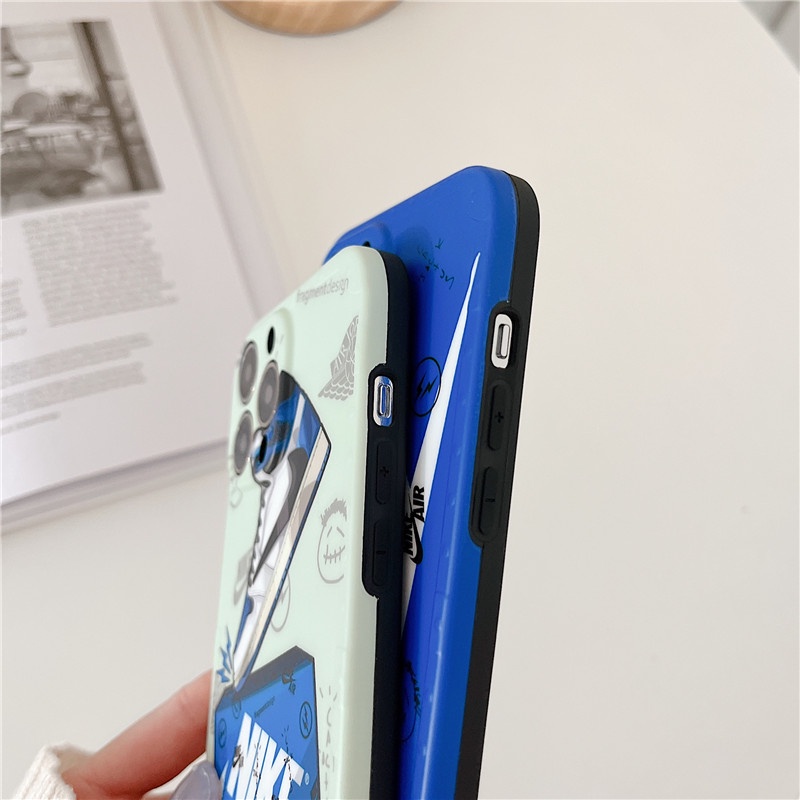Ốp Điện Thoại Hình Giày Sneaker Travis Scott Chống Sốc Cho iPhone 14 13 11 12 Pro Max 14Plus 13Pro 11ProMax iPhone11