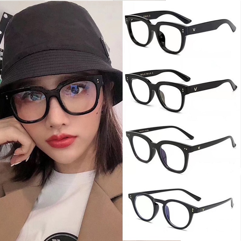 Kính Mát Gọng Vuông Chống Ánh Sáng Xanh Phong Cách Hàn Quốc Cho Nữ