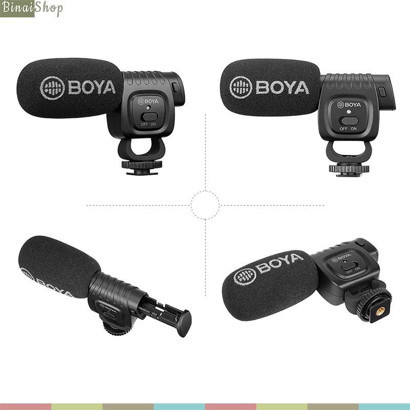 Boya BY-BM3011 - Micro Shotgun Thu Âm Cho Điện Thoại, Máy Ảnh, Máy Quay