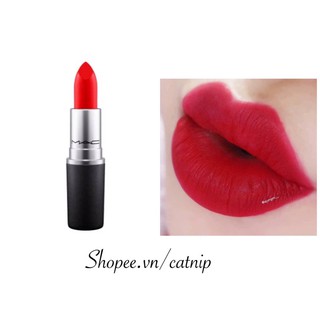 [CÓ SẴN]💋Son MAC đỏ thuần màu Red Rock 640 Matte Fullsize💋