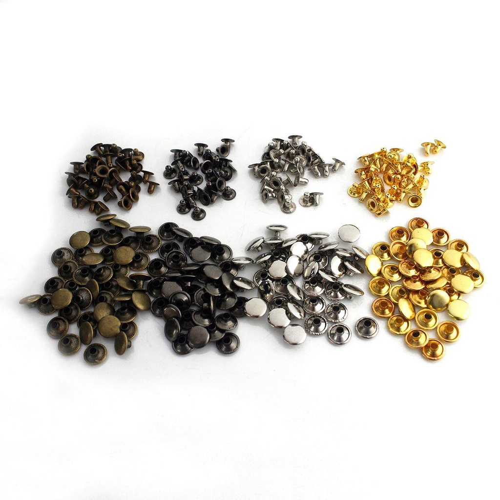 YIYU Đinh Tán Đầu Tròn Bằng Kim Loại Chuyên Dụng Sửa Chữa Giày