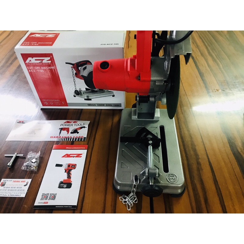 MÁY CẮT SẮT ACZ 9185 MINI 180MM CHÍNH HÃNG MALAYSIA THẾ HỆ MỚI 2022 NEW 100%