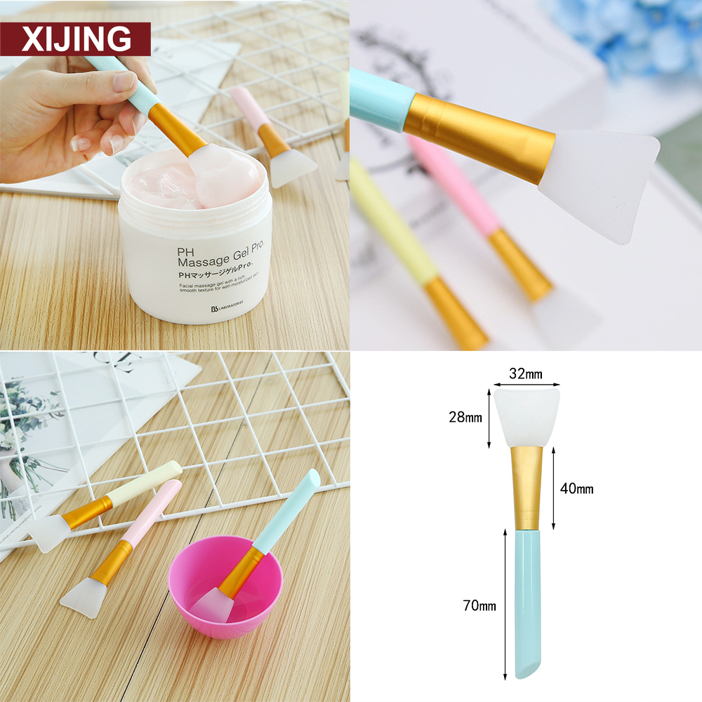 (hàng Mới Về) Cọ Quét Mặt Nạ Bằng Silicone Tiện Dụng