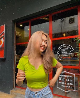(có bán sỉ,ảnh thật,hoả tốc)🍊ÁO_CROPTOP_CỔ_V🥑