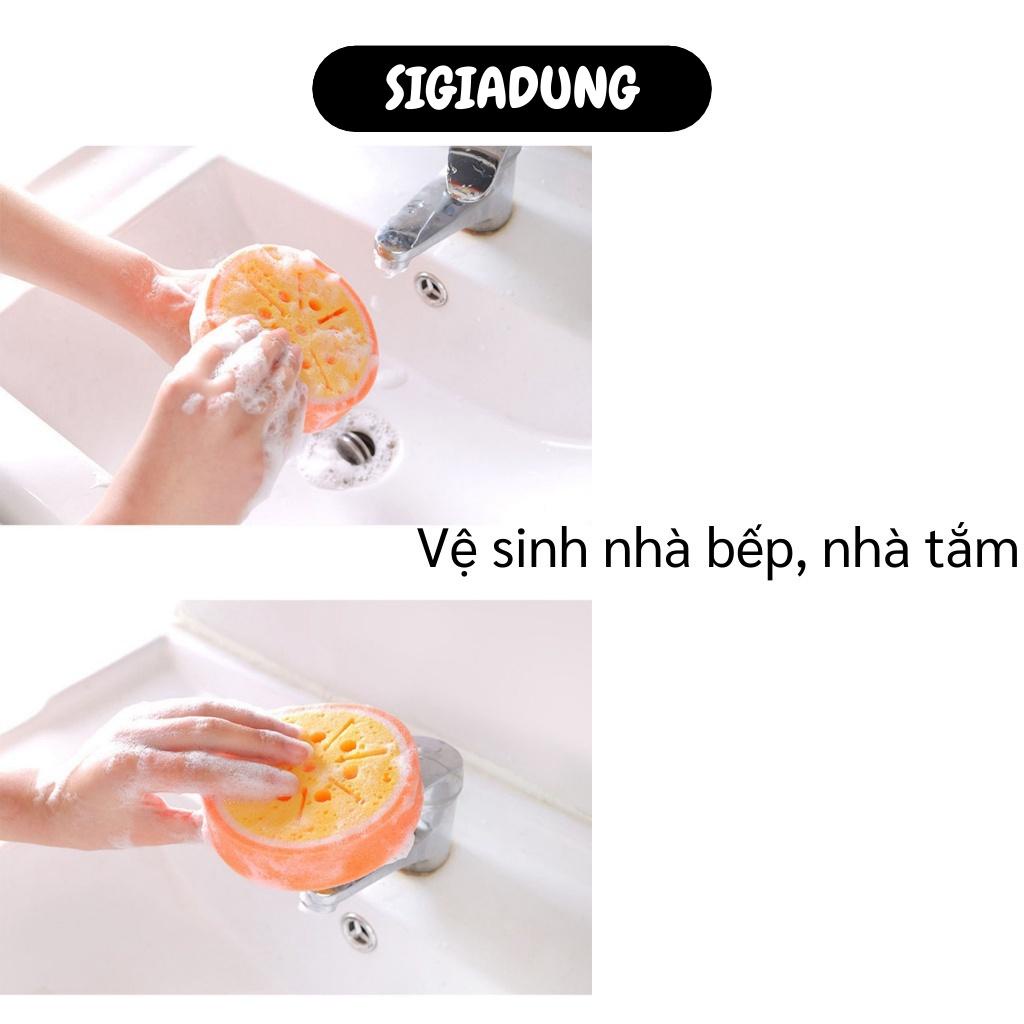 [SGD] Miếng Rửa Chén - Miếng Bọt Biển Tạo Bọt Chà Rửa Chén Bát Hình Trái Cây 3592