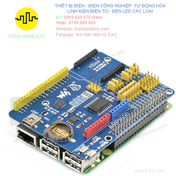 RASPBERRY PI 3 A + B Hỗ Trợ Arduino XBEE GSM TPRS Điều khiển động Cơ Shield