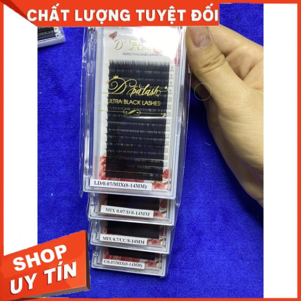 Mi D'pa Lash 16 Line 0.07_Chất mi chồn_Dụng cụ nối mi