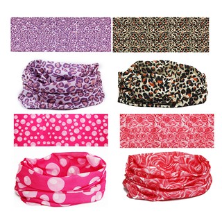 Khăn phượt khăn đa năng cho nữ - da beo - hoa hồng- chấm bi