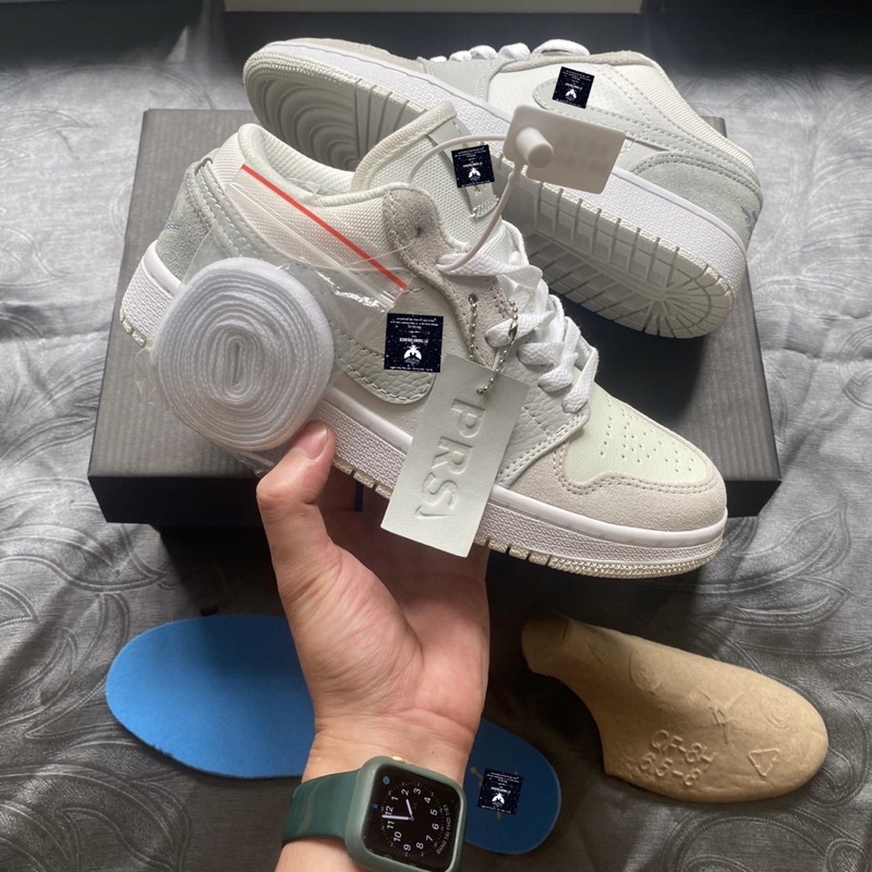 Giày Sneaker JD1 Low Paris S.Cấp Tặng kèm cattong bảo vệ, Tất - Hàng Trung CC