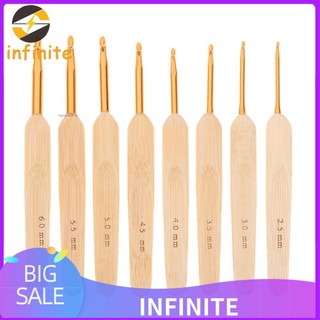 Bộ 8 Kim Móc Len 2.5mm - Màu Trắng