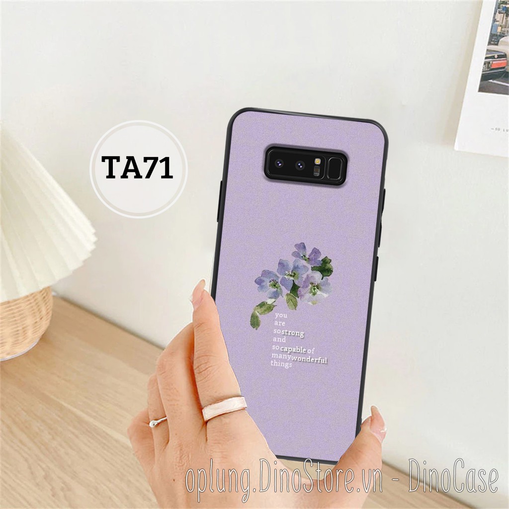 Ốp điện thoại Samsung Galaxy Note 8 - Note 9 - S10 Plus - S10 5G - Ốp lưng Samsung in hình hoa nữ tính dễ thương.