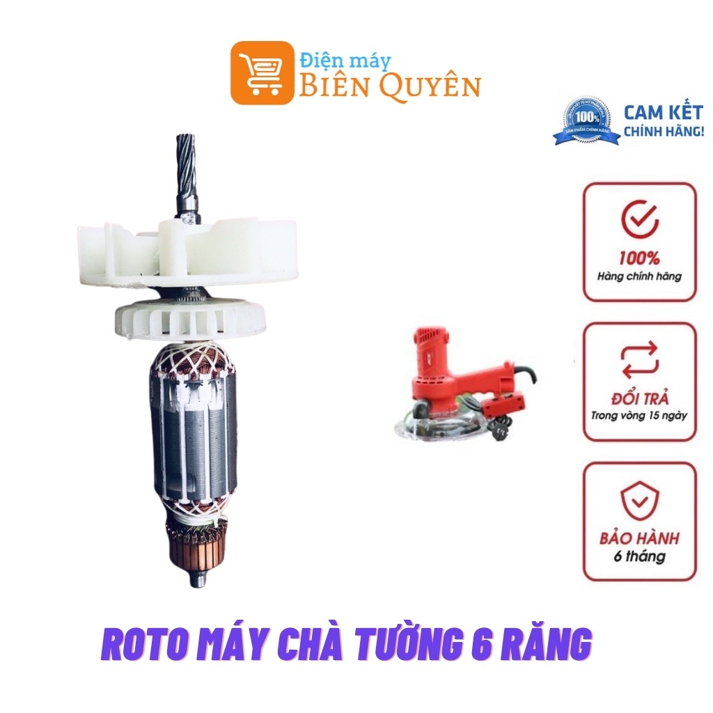 roto ruột máy chà tường Acz-180 6 Răng