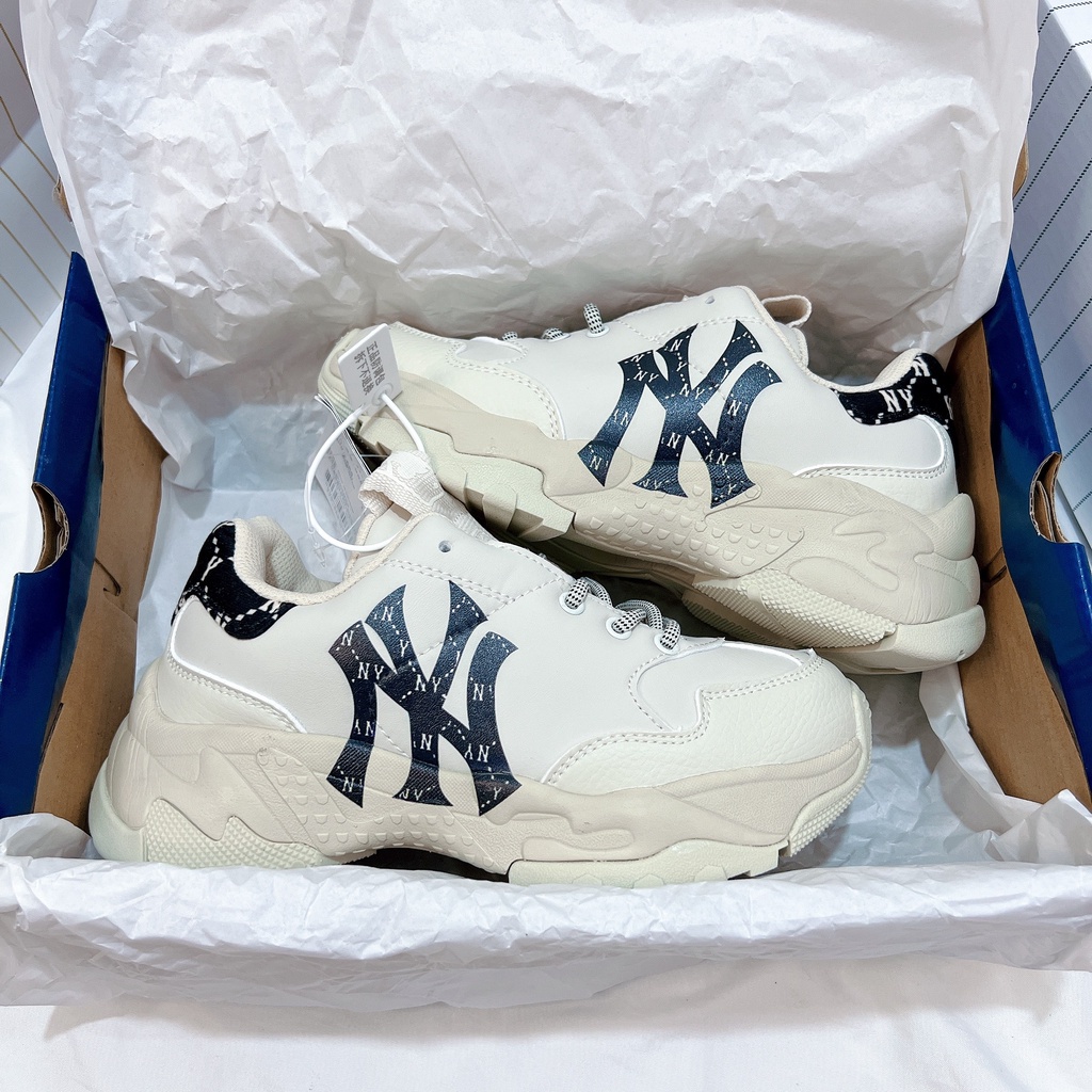 Giày thể thao sneaker  MLB Bigball Chunky Mono Heel New York_BEST
