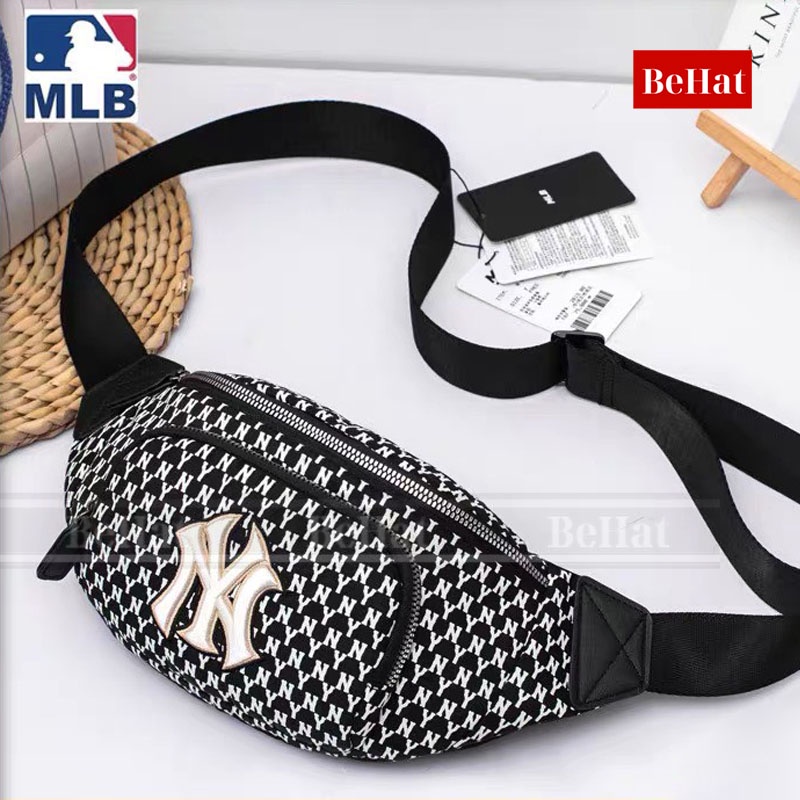 Túi Đeo Chéo NY MLB Đẹp Nam Nữ, Họa Tiết Được In Tinh Tế, Chất Liệu Vải Dày - Túi Chéo Hàng Hiệu