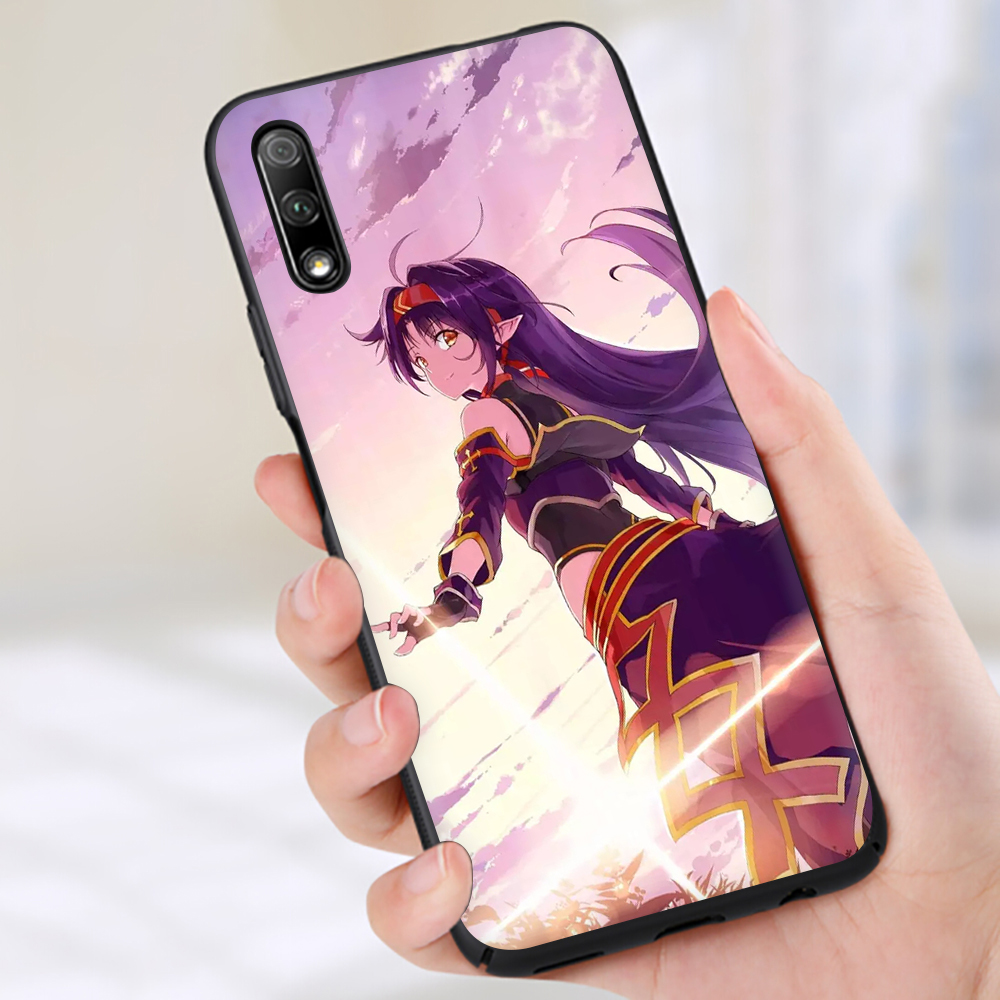 Ốp Điện Thoại Tpu Mềm Chống Rơi Họa Tiết Sword Art Online Cho Honor 9 Lite 10 Lite 10 20 View 20