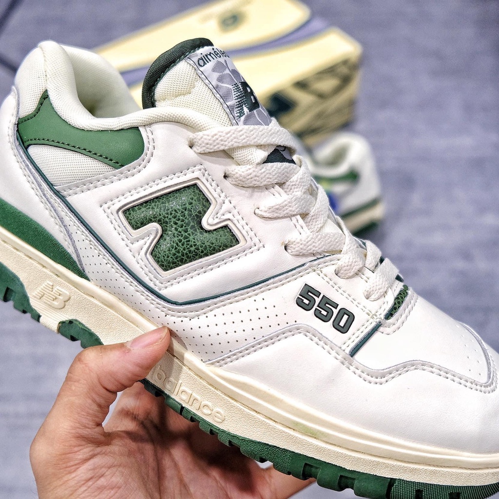 NB550, Giày New Blanece 550 Màu Xanh Green Cực Hot