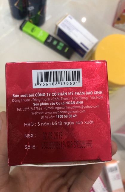 Kem bảo xinh Dưỡng Trắng Da Ngăn Ngừa Mụn 10g