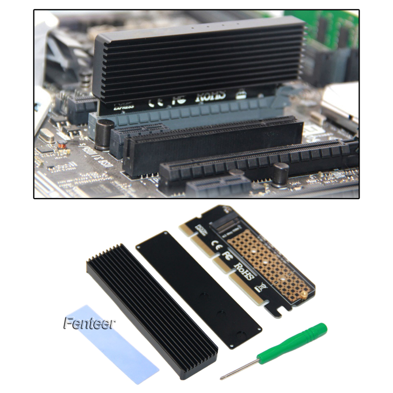 Bộ Chuyển Đổi M.2 Nvme Ssd Sang Pcie Express 3.0 X4 X8 X16 Adapter Pci Express 2280 Size