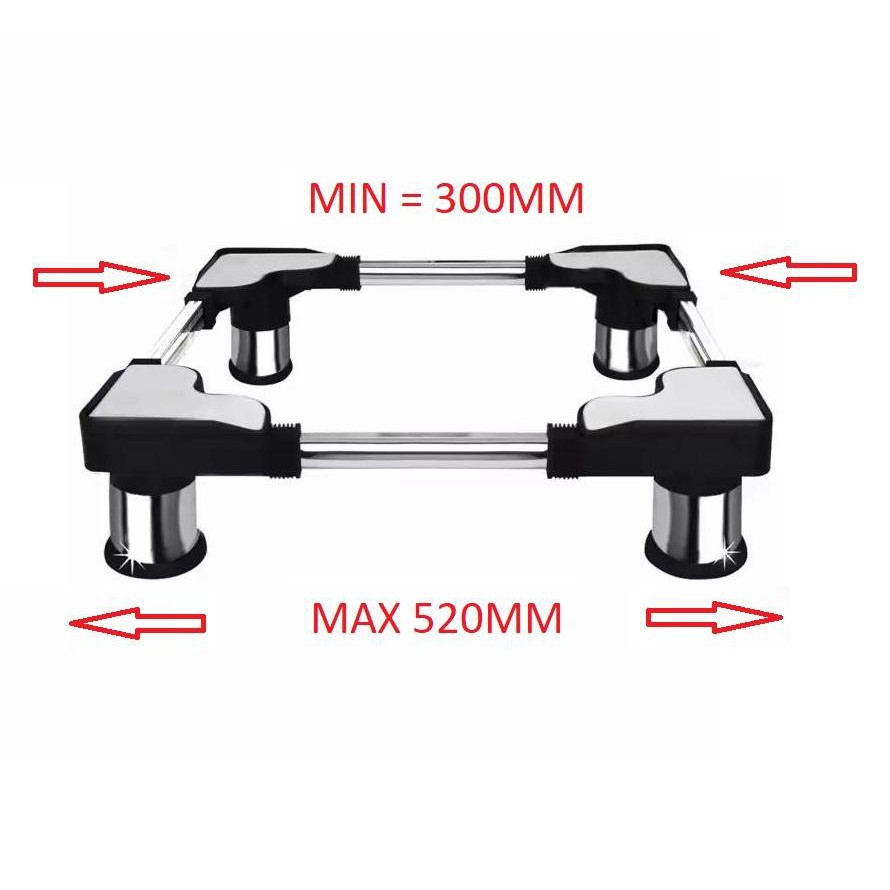 Chân đế giá đỡ tủ lạnh, máy giặt đa năng inox cao cấp Cảnh Phong Chánh Phát - Huy Tưởng - Hàng nhập khẩu