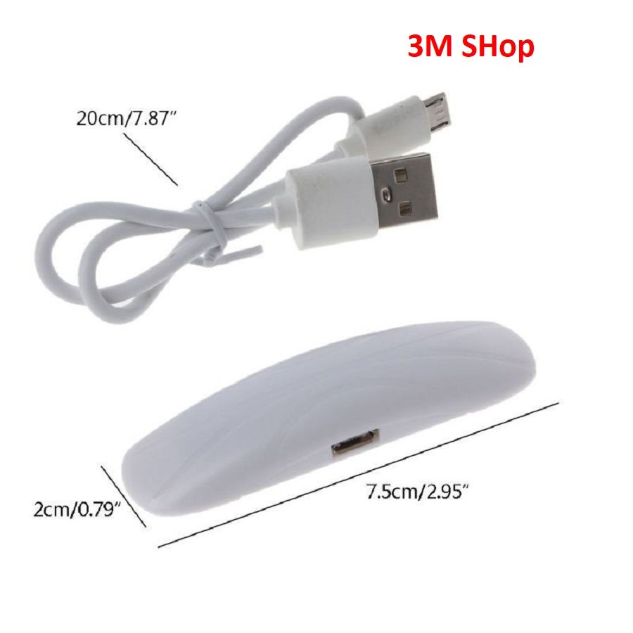 Đèn Led Mini UV Hong Khô Sơn Móng Tay 3W Cắm Sạc Chân USB