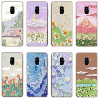 Ốp Điện Thoại TPU Dẻo In Họa Tiết Độc Đáo Thời Trang Cho Samsung Galaxy A8 plus 2018 A6 2018 plus Tiến Minh
