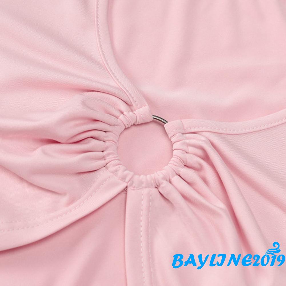 Áo croptop tay dài cổ chữ V màu sắc thời trang quyến rũ cho nữ