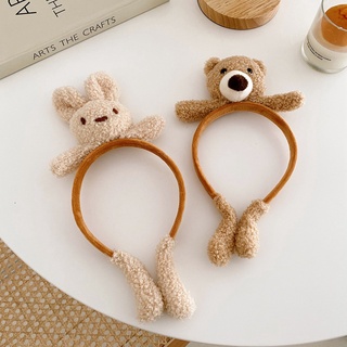 Băng đô hình gấu bông dễ thương phong cách Hàn Quốc