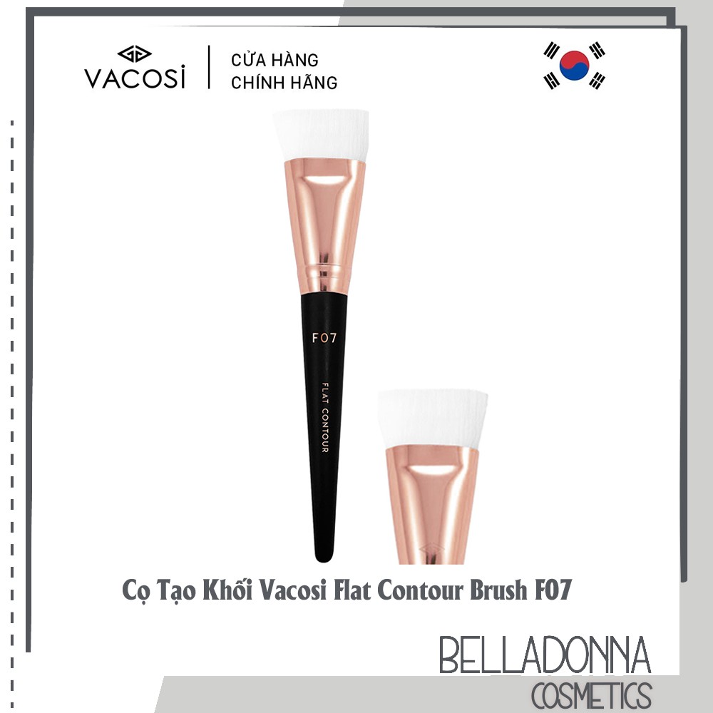 [Hàng chính hãng] Cọ Tạo Khối Vacosi Flat Contour Brush F07