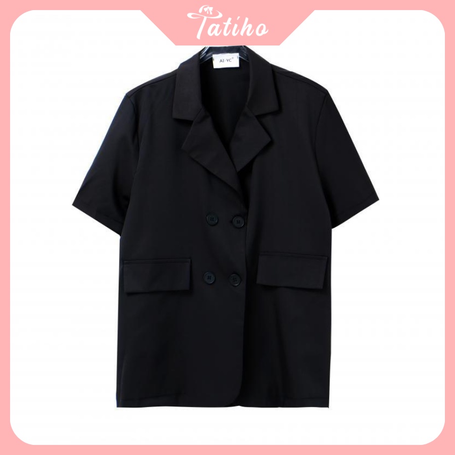 [Hàng Xịn, Giá Tốt]  Áo Vest Tay Cộc ( Áo Blazer ) Dáng Rộng Chất Mát Phong Cách Thời Trang Hottrend - Mã AK005