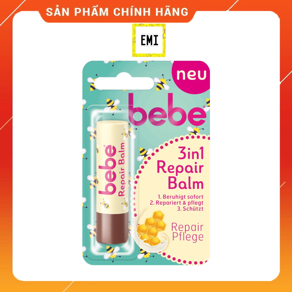 Son dưỡng Bebe 3in1 Repair Balm [hàng chuẩn Đức]