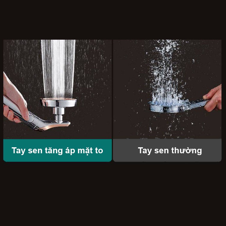 Bát sen Tay sen tăng áp mặt to 10cm màu bạc viền vàng nhựa PP kiểu dáng mới