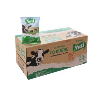 Set 10 túi sữa tươi Nutifood 220ml