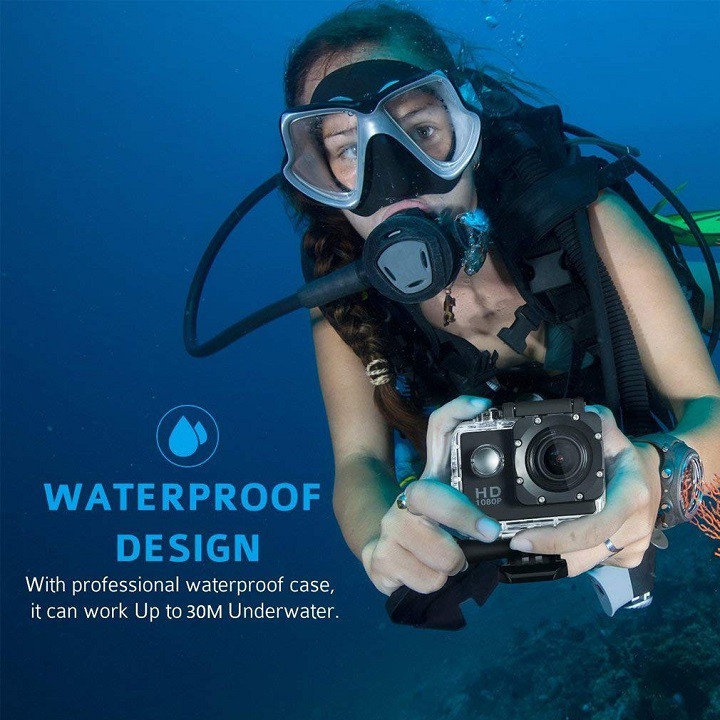 Camera Hành Trình Phượt Waterproof Sports Cam 1080 Full HD Chống Nước - Sports Cam