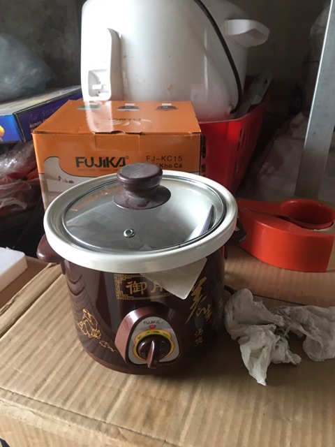 ✌️✌️Nồi kho cá, hầm cháo chậm Fujika 1,5L-2,5L