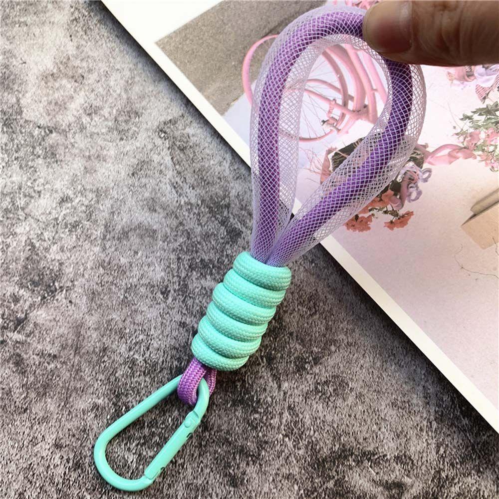 LANFY Dây Lưới Nhiều Màu Sắc Gắn Móc Khóa / Điện Thoại Tiện Dụng