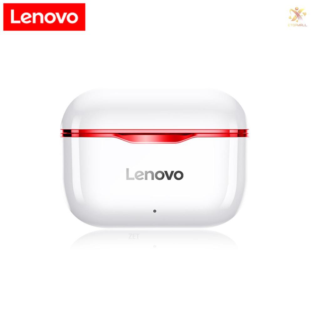 LENOVO Tai Nghe Nhét Tai Không Dây Có Mic Chống Mồ Hôi 300mah Lp1 Tws 5.0