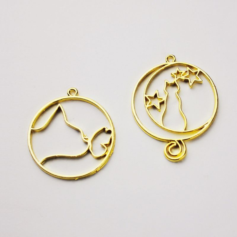 Set 7 Mặt Vòng cổ Hình Mèo Dễ Thương Cho Nữ