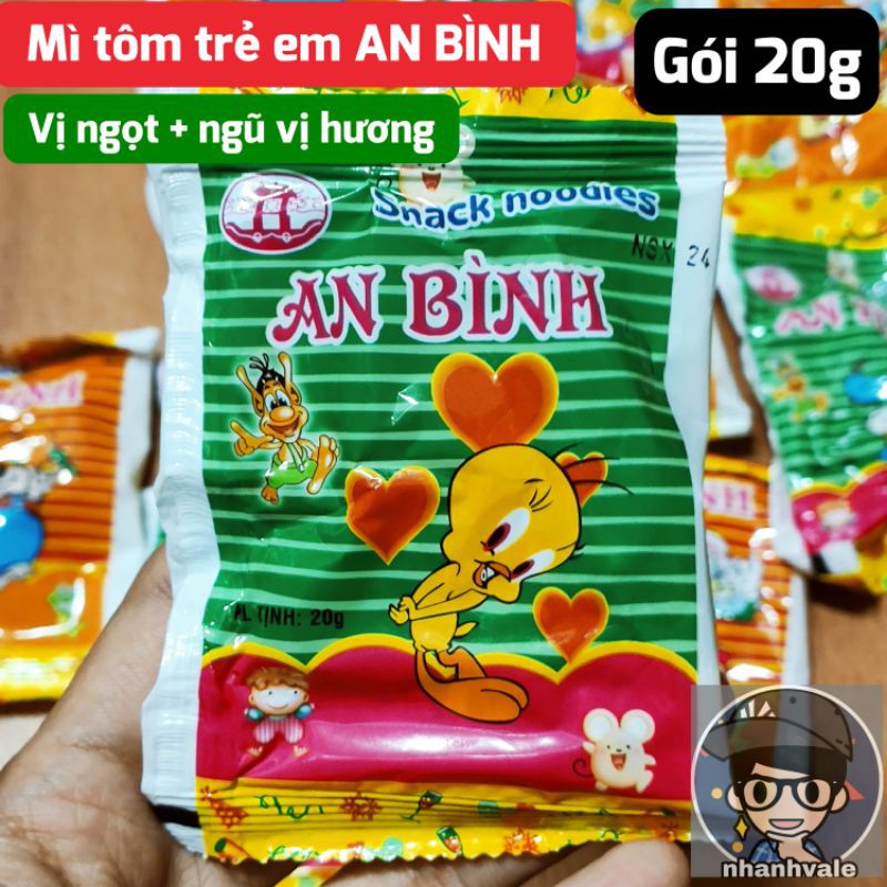 Mì trẻ em AN BÌNH gói 20g hương ngũ vị hương